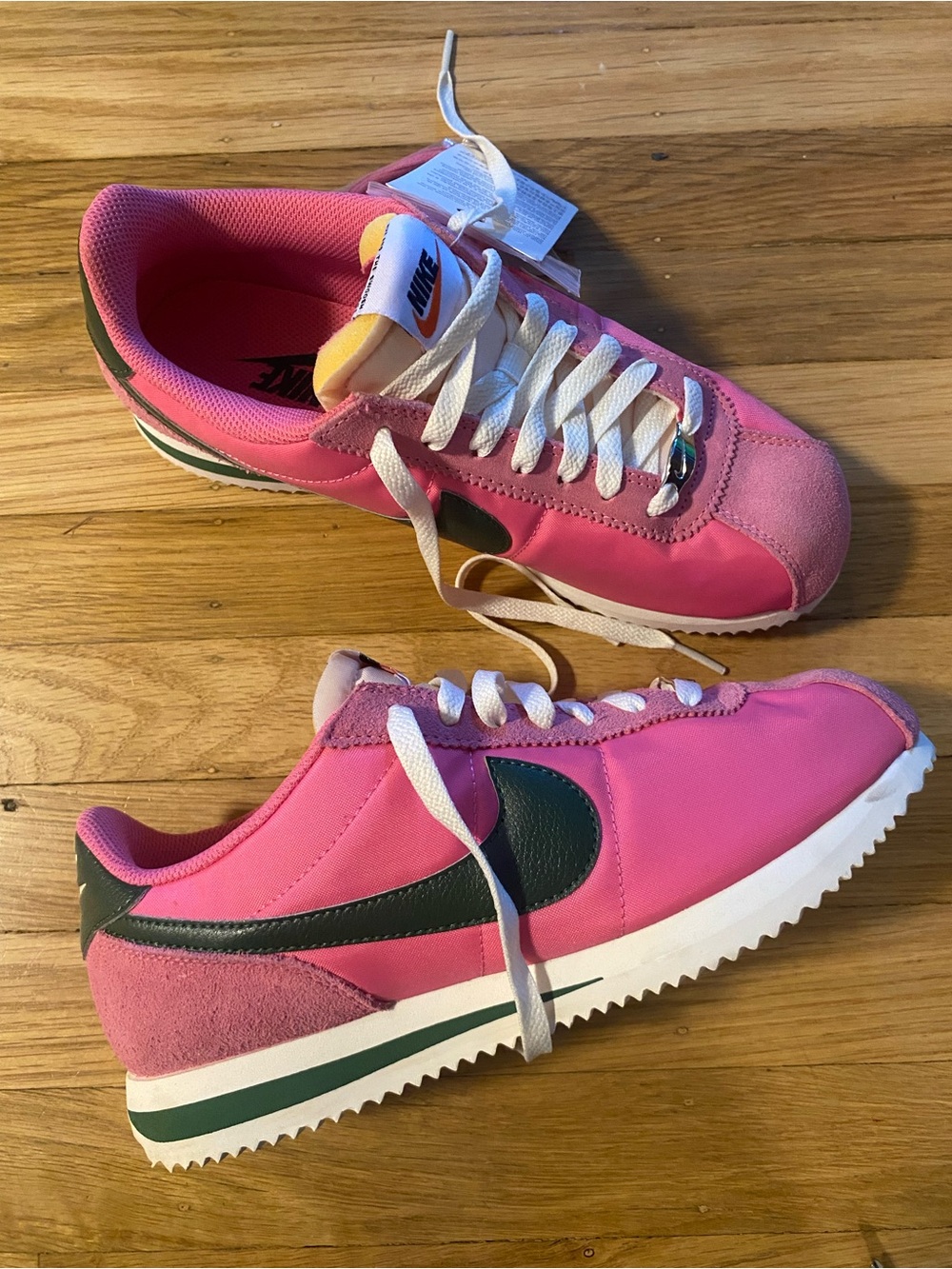 NEW Nike Cortez TXT Pinksicle Sail White Fir (Women's)